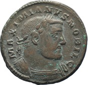 obverse of Maximian RIC VI 530B