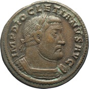 obverse of Maximian RIC VI 524A