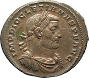 obverse of Maximian RIC VI 439A