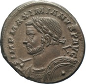 obverse of Maximian RIC VI 302