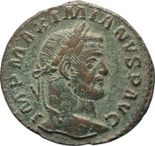 obverse of Maximian RIC VI 291B