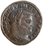obverse of Constantius I RIC VI 179A