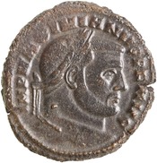 obverse of Constantius I RIC VI 39B