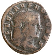 obverse of Constantius I RIC VI 73A