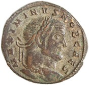 obverse of Constantius I RIC VI 72B