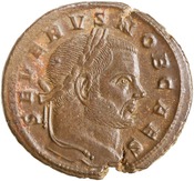 obverse of Constantius I RIC VI 70A