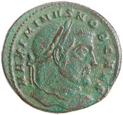 obverse of Constantius I RIC VI 70B