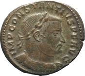 obverse of Constantius I RIC VI 652A