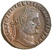 obverse of Galerius RIC VI 57