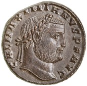 obverse of Galerius RIC VI 56