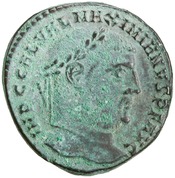 obverse of Galerius RIC VI 66A