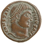 obverse of Constantine I RIC VII 34