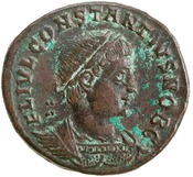 obverse of Constantine I RIC VII 88