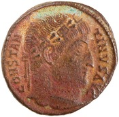 obverse of Constantine I RIC VII 81