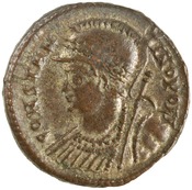 obverse of Constantine I RIC VII 107