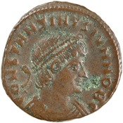 obverse of Constantine I RIC VII 98