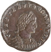 obverse of Constantine I RIC VII 42
