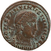 obverse of Constantine I RIC VII 223