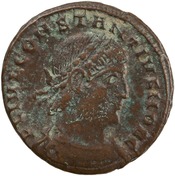 obverse of Constantine I RIC VII 224