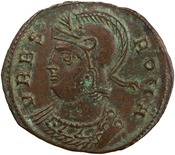 obverse of Constantine I RIC VII 187