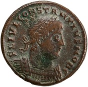 obverse of Constantine I RIC VII 185