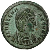 obverse of Constantine I RIC VII 218