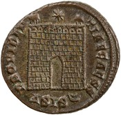 reverse of Constantine I RIC VII 217