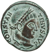 obverse of Constantine I RIC VII 180