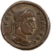 obverse of Constantine I RIC VII 175