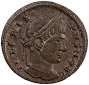obverse of Constantine I RIC VII 165