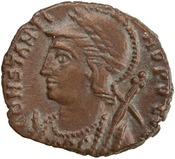 obverse of Constantine I RIC VII 407