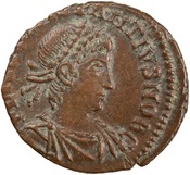 obverse of Constantine I RIC VII 401