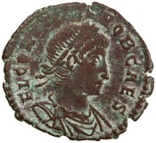 obverse of Constantine I RIC VII 394