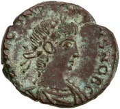 obverse of Constantine I RIC VII 393