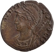 obverse of Constantine I RIC VII 371