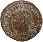 obverse of Constantine I RIC VII 323