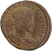 obverse of Constantine I RIC VII 268