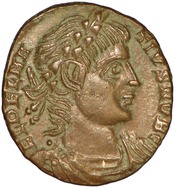 obverse of Constantine I RIC VII 399