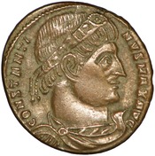 obverse of Constantine I RIC VII 345
