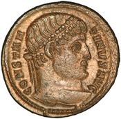 obverse of Constantine I RIC VII 314