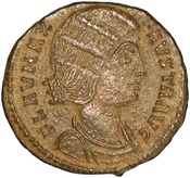 obverse of Constantine I RIC VII 298