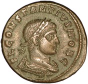 obverse of Constantine I RIC VII 276