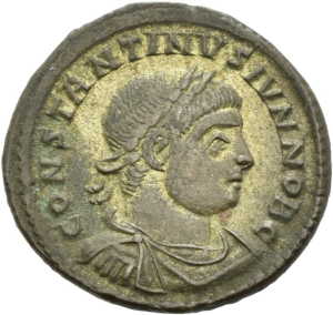 obverse of Constantine I RIC VII 273