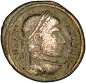 obverse of Constantine I RIC VII 246