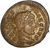 obverse of Constantine I RIC VII 244