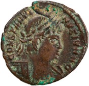 obverse of Constantine I RIC VII 591