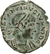 obverse of Constantine I RIC VII 556