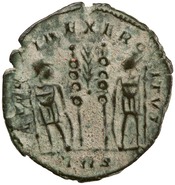reverse of Constantine I RIC VII 556