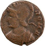 obverse of Constantine I RIC VII 553