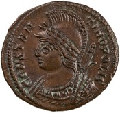obverse of Constantine I RIC VII 543